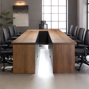 로건 연결식 사무용 회의실 회의 테이블 2