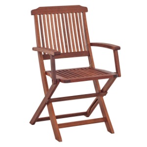 RO-F516 야외 테라스 카페 원목 접이식 의자