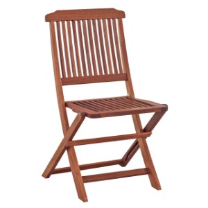 RO-F515 야외 테라스 카페 원목 접이식 의자