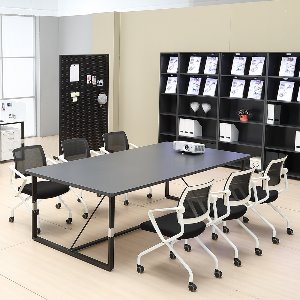 디셀시리즈 회의실 연수원 대형 사각 회의테이블(W2400)
